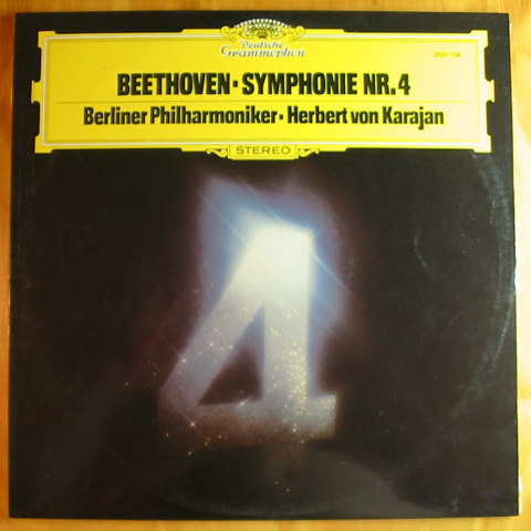 Beethoven - Symphonie Nr. 4, Berliner Phiharmoniker - Herbert von Karajan