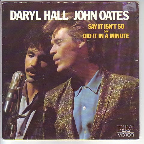 (image for) Hall, Daryl & Oates, John - Say It Isn't So / Did It In A Minute