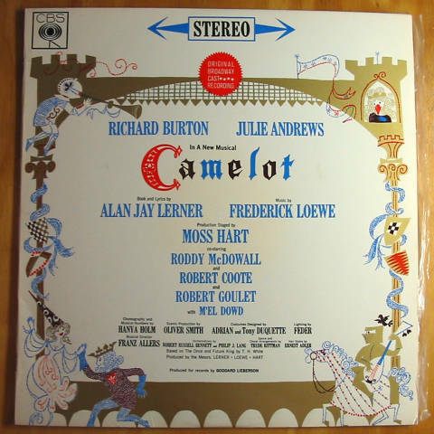 (image for) Camelot, Original Broadway Cast, Richard Burton, Julie Andrews