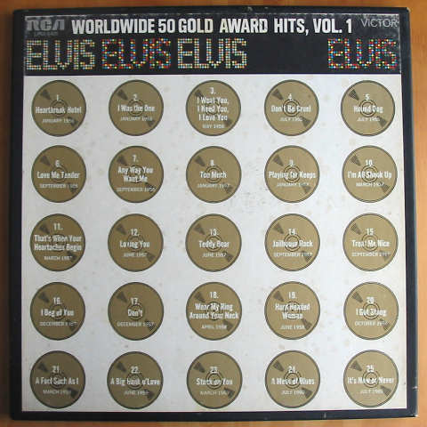 (image for) Presley, Elvis - Worldwide 50 Gold Award Hits - 4 LP Box Set