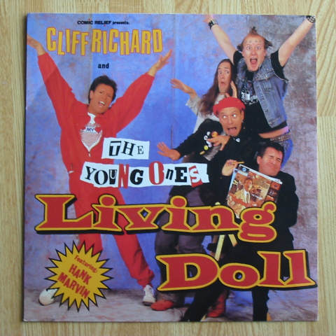 (image for) Richard, Cliff with The Young Ones - Living Doll / (All The Little Flowers Are) Happy