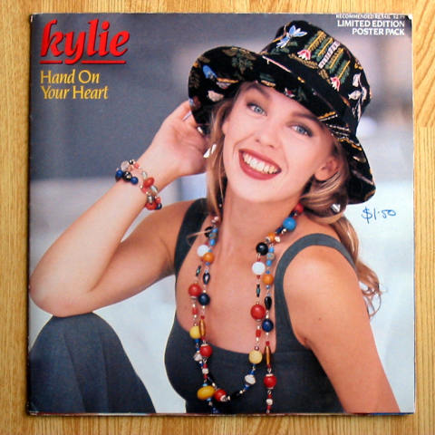 (image for) Kylie - Hand On Your Heart / Just Wanna Love You (limited edition poster pack)