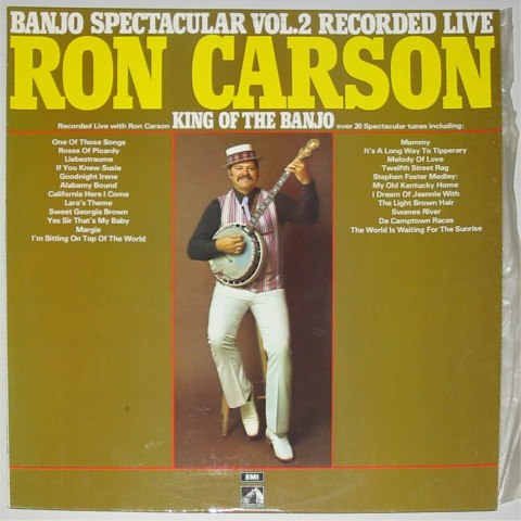 (image for) Carson, Ron - Banjo Spectacular Volume 2 Recorded Live