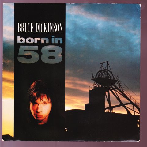 (image for) Dickinson, Bruce - Born In 58 / Tattooed Millionaire (live)